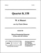 Quartet, K. 158 2 Flutes and 2 Clarinets Quartet cover